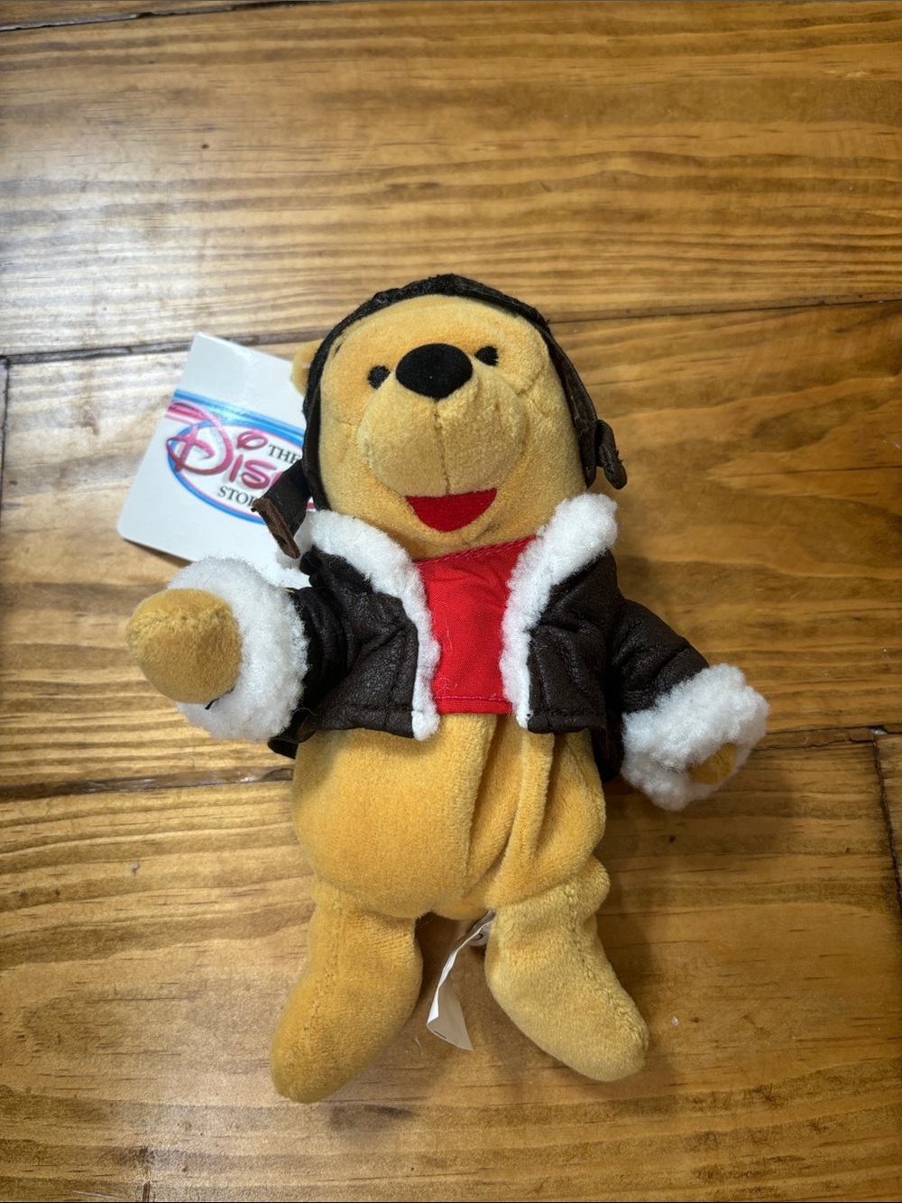 NWT Disney Pilot Pooh Mini Bean Bag Plush